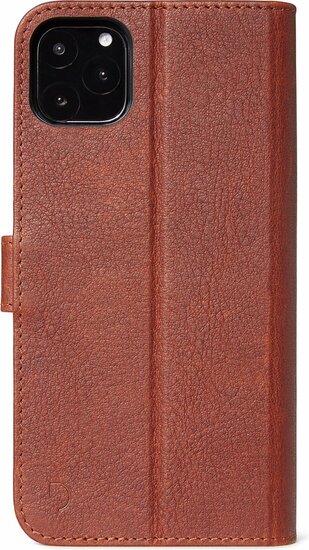 Decoded Leather 2 in 1 Wallet iPhone 11 Pro Max hoes Bruin