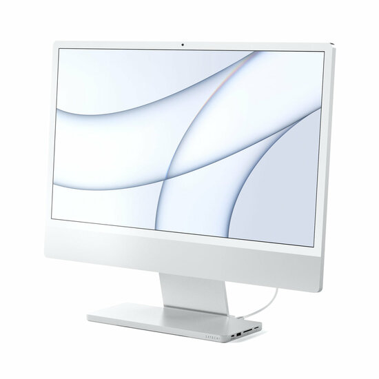 Satechi USB-C Slim iMac 24 inch dock zilver