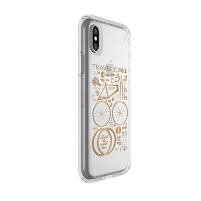 Speck Presidio Clear Print iPhone XS hoesje Citybike