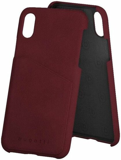 Bugatti Londra iPhone X hoesje Suede Rood