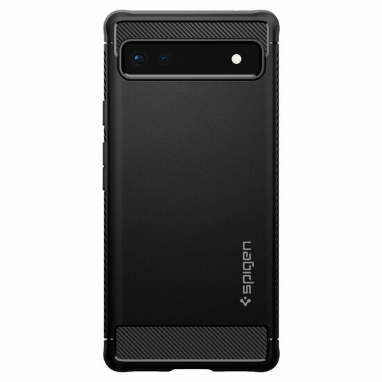 Spigen Rugged Armor Pixel 6A hoesje Zwart