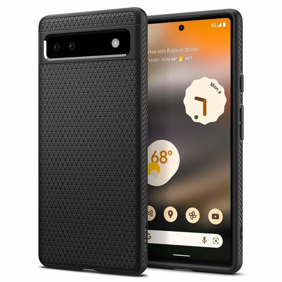 Spigen Liquid Air Pixel 6A hoesje Zwart