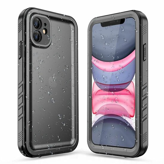 Tech Protection waterdicht iPhone 11 hoesje zwart