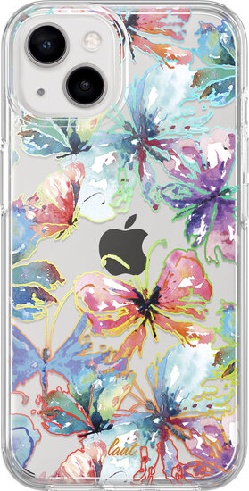 LAUT Crystal Pallette iPhone 14 hoesje butterfly