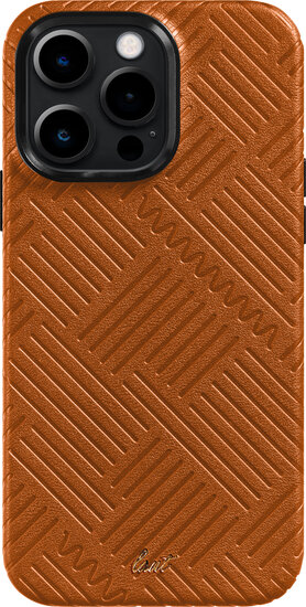 LAUT Motif iPhone 14 Pro hoesje bruin 