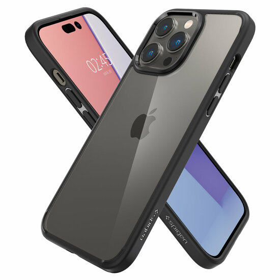 Spigen Ultra Hybrid iPhone 14 Pro hoesje zwart