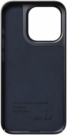 Nudient Thin MagSafe Case iPhone 14 Pro Max hoesje Navy