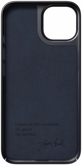 Nudient Thin MagSafe Case iPhone 14 Plus hoesje Navy