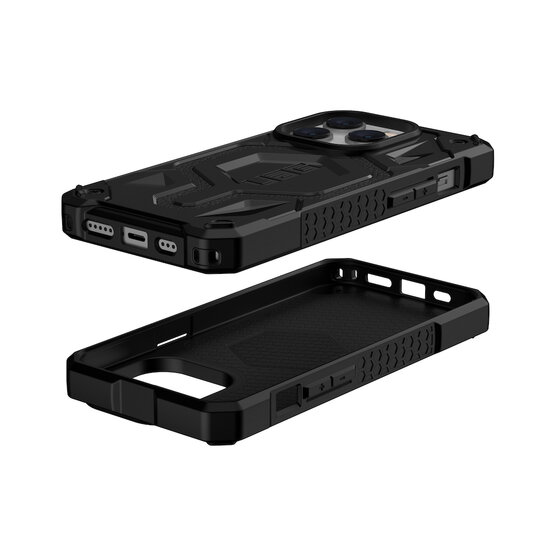 UAG Monarch Pro MagSafe iPhone 14 Pro hoesje zwart 