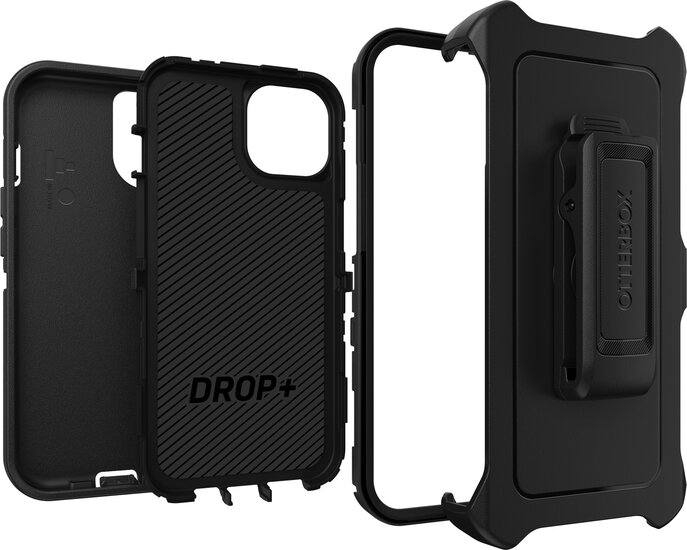 Otterbox Defender iPhone 14 hoesje zwart