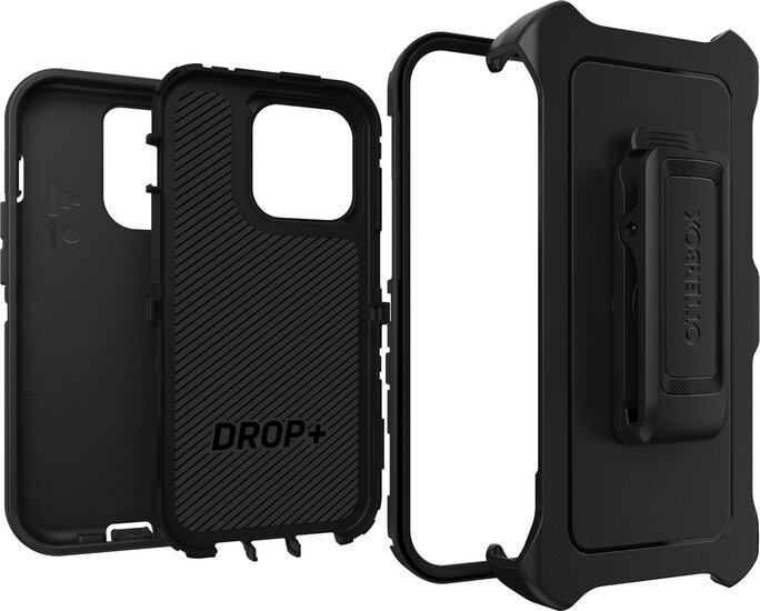 Otterbox Defender iPhone 14 Pro Max hoesje zwart