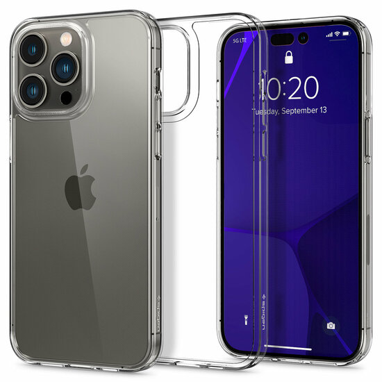 Spigen AirSkin iPhone 14 Pro hoesje transparant