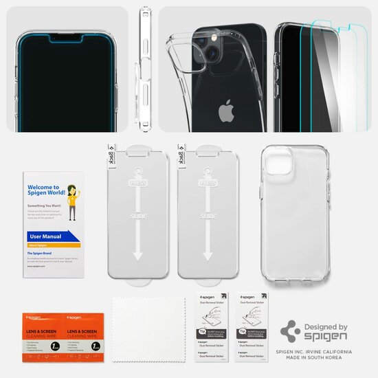 Spigen Crystal Pack iPhone 14 Plus hoesje met screenprotector