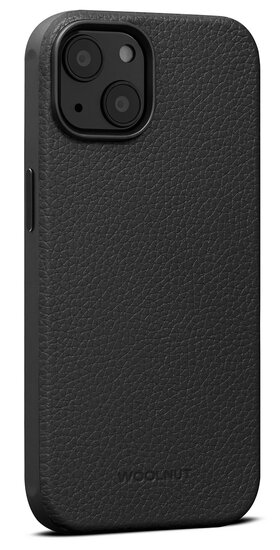 Woolnut Leather MagSafe iPhone 14 Plus hoesje zwart