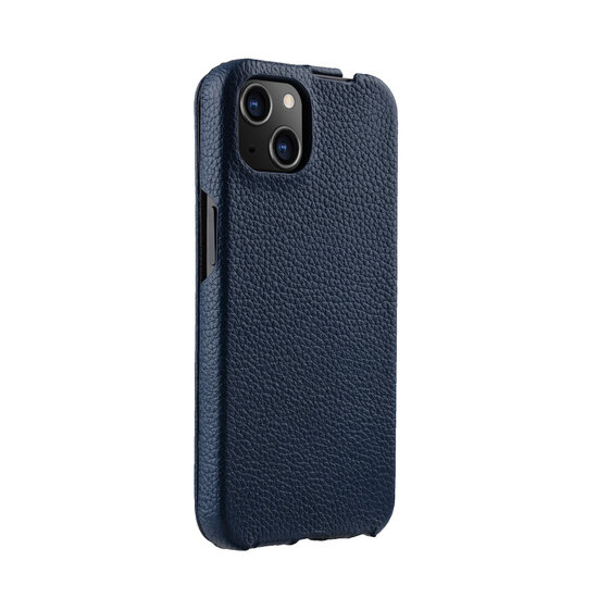 Melkco leren Jacka iPhone 14 Plus hoesje blauw