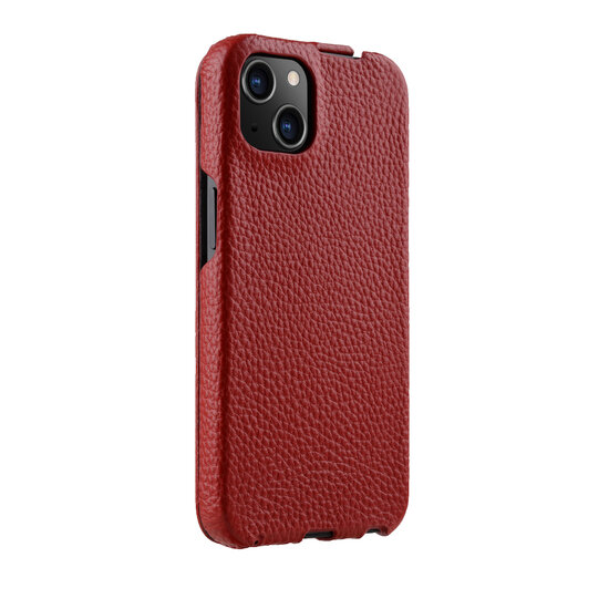 Melkco leren Jacka iPhone 14 Plus hoesje rood