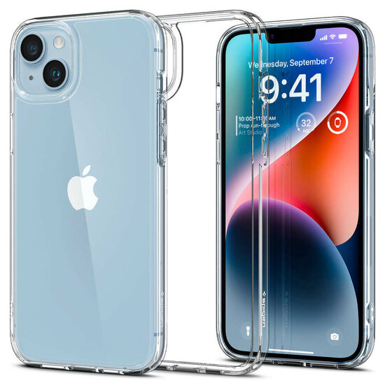 Spigen Ultra Hybrid iPhone 14 Plus hoesje transparant