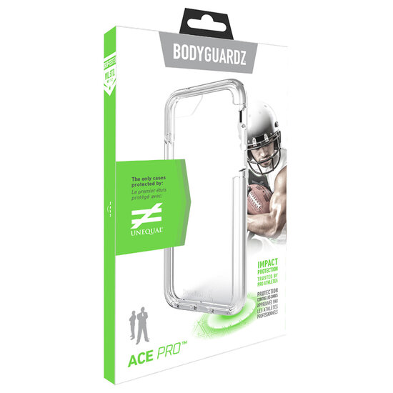 BodyGuardz Ace Pro iPhone SE 2022 / 2020 / 8 / 7 hoesje Doorzichtig