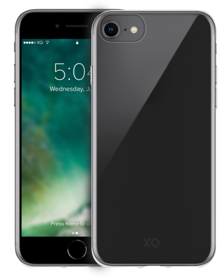 Xqisit Phantom Glass iPhone SE 2022 / 2020 / 8 / 7 hoesje Doorzichtig