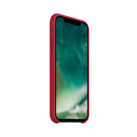 Xqisit Silicone iPhone 11 Pro Max hoes Rood