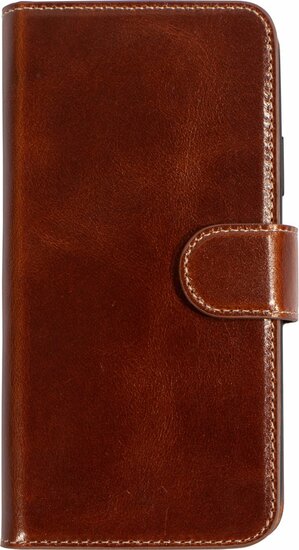 Mobiparts Excellent Wallet iPhone XS / X hoesje Bruin