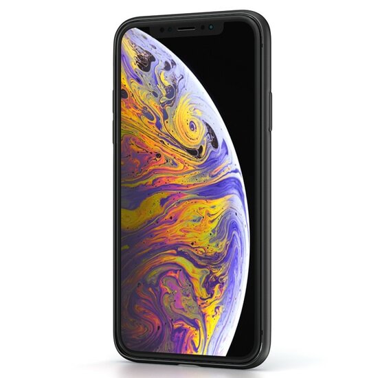 BeHello Liquid Silicone iPhone XS Max hoes Zwart