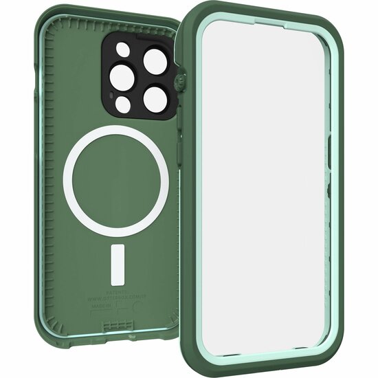 Otterbox Fre iPhone 14 Pro waterdicht hoesje groen