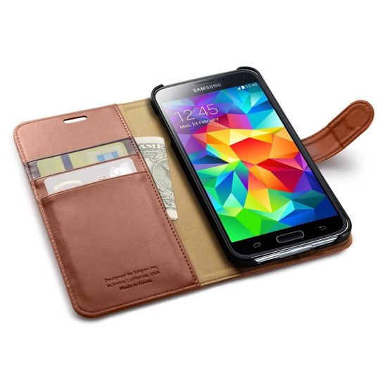 Spigen Wallet Galaxy S5 White