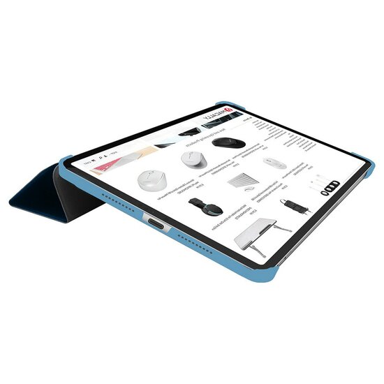 MacAlly BookStand iPad mini 6 2021 hoesje Blauw