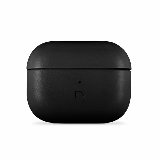 Decoded leren AirPods Pro 2 hoesje zwart