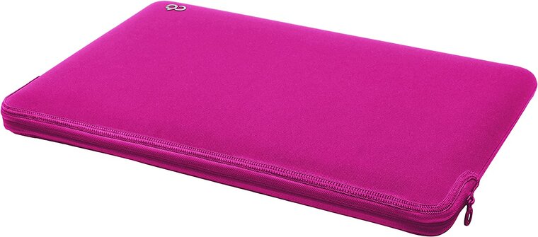 C6 Zip MacBook 13 / 14 inch sleeve Roze