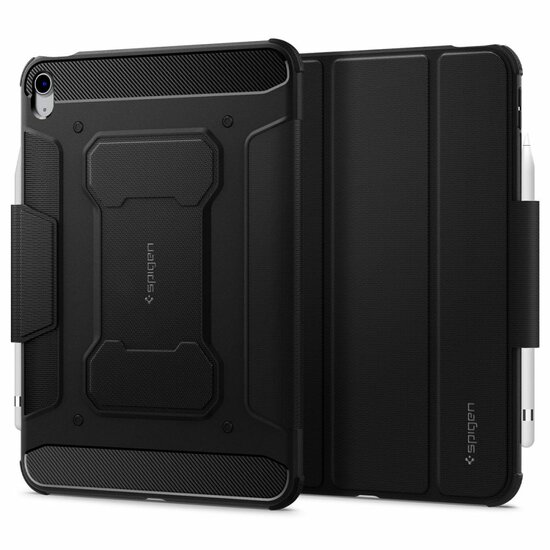 Spigen Rugged Armor iPad 2022 10,9 inch hoesje zwart