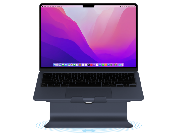 RainDesign mStand 360 draaibare MacBook standaard midnight