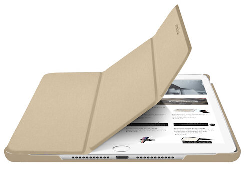 MacAlly BookStand iPad mini 2019 hoesje Goud