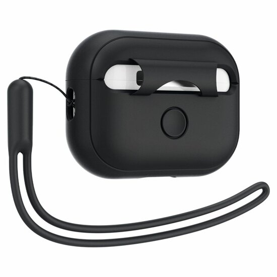 Spigen Silicone Fit AirPods Pro 2 hoesje zwart