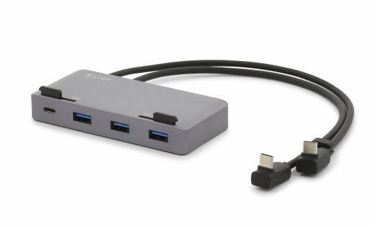 LMP aluminium USB-C hub ProStand dock Grijs