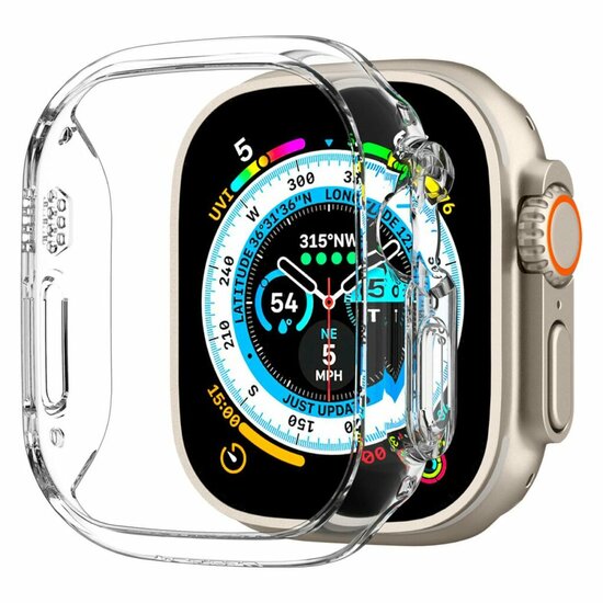 Spigen Thin Fit Apple Watch Ultra 49 mm hoesje doorzichtig