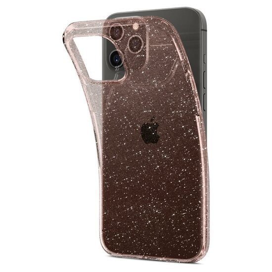 Spigen Liquid Crystal iPhone 12 Pro / iPhone 12 hoesje Glitter Rose