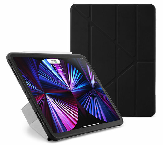 Pipetto Origami TPU iPad Pro 11 inch hoesje Zwart