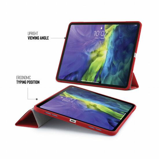 Pipetto Origami TPU iPad Pro 11 inch hoesje Rood