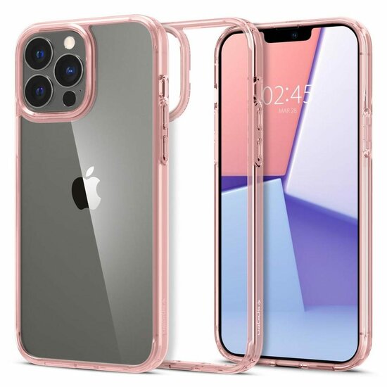 Spigen Ultra Hybrid iPhone 13 Pro Max hoesje Rose