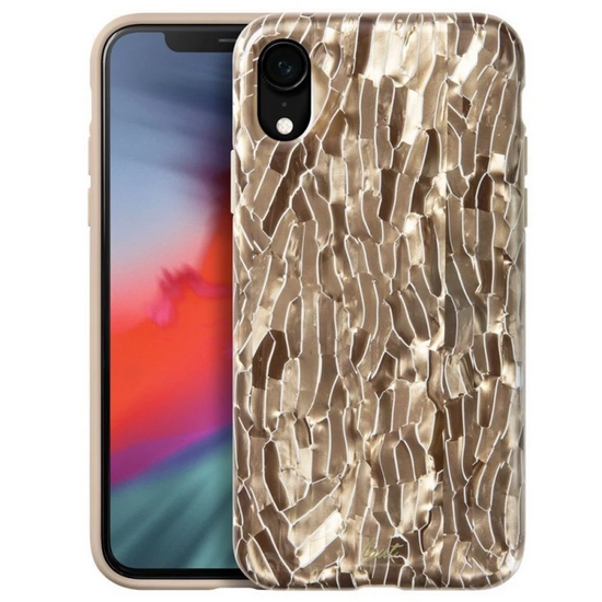 LAUT Pop Pearl iPhone XR hoesje Champagne 