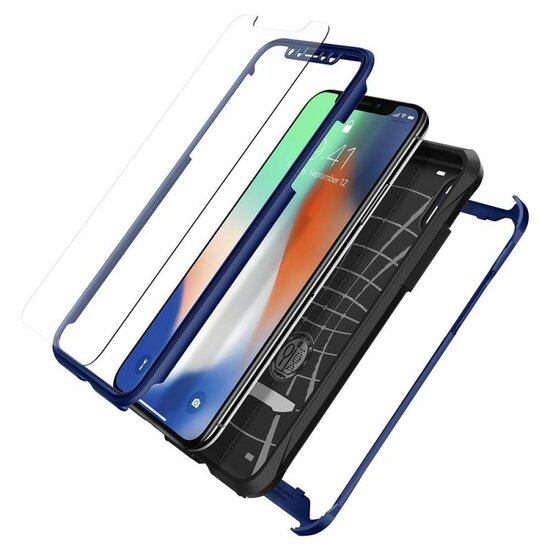 Spigen Reventon iPhone X / XS hoesje Blauw