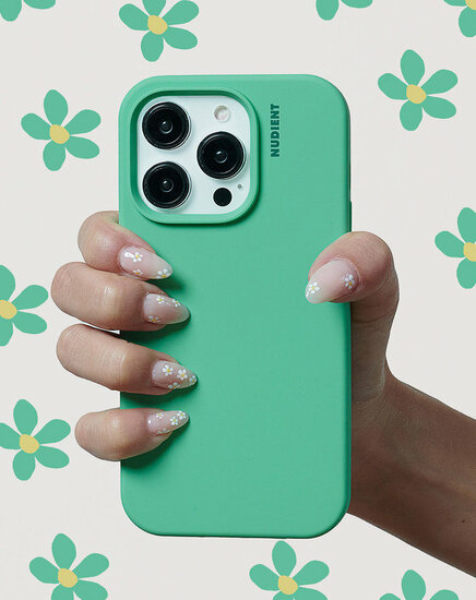 Nudient Base Case iPhone 14 Pro Max hoesje groen