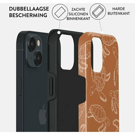 Burga Tough iPhone 15 hoesje earth shell