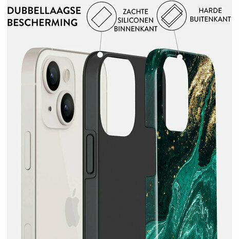 Burga Tough iPhone 15 hoesje emerald pool 