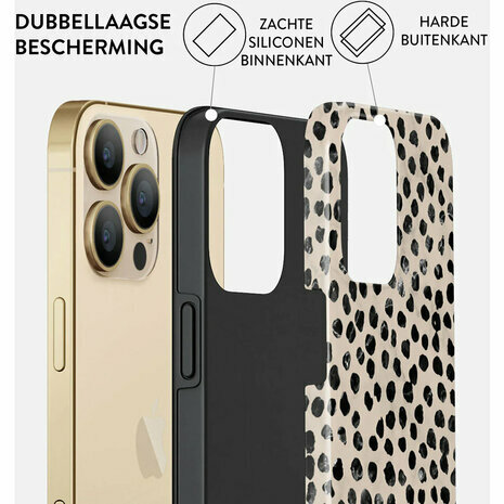 Burga Tough iPhone 15 Pro hoesje almond latte