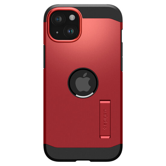 Spigen Tough Armor iPhone 15 hoesje rood