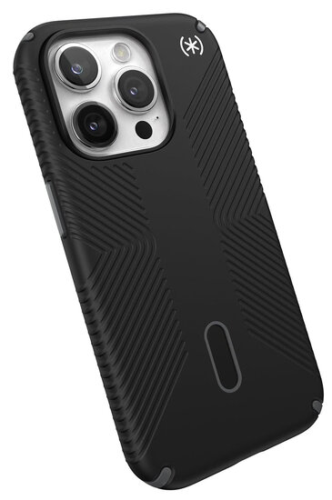 Speck Presidio 2 Grip Clicklock iPhone 15 Pro hoesje zwart