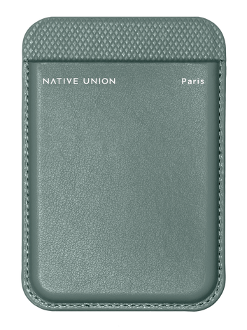 Native Union (Re)Classic MagSafe card wallet hoesje groen